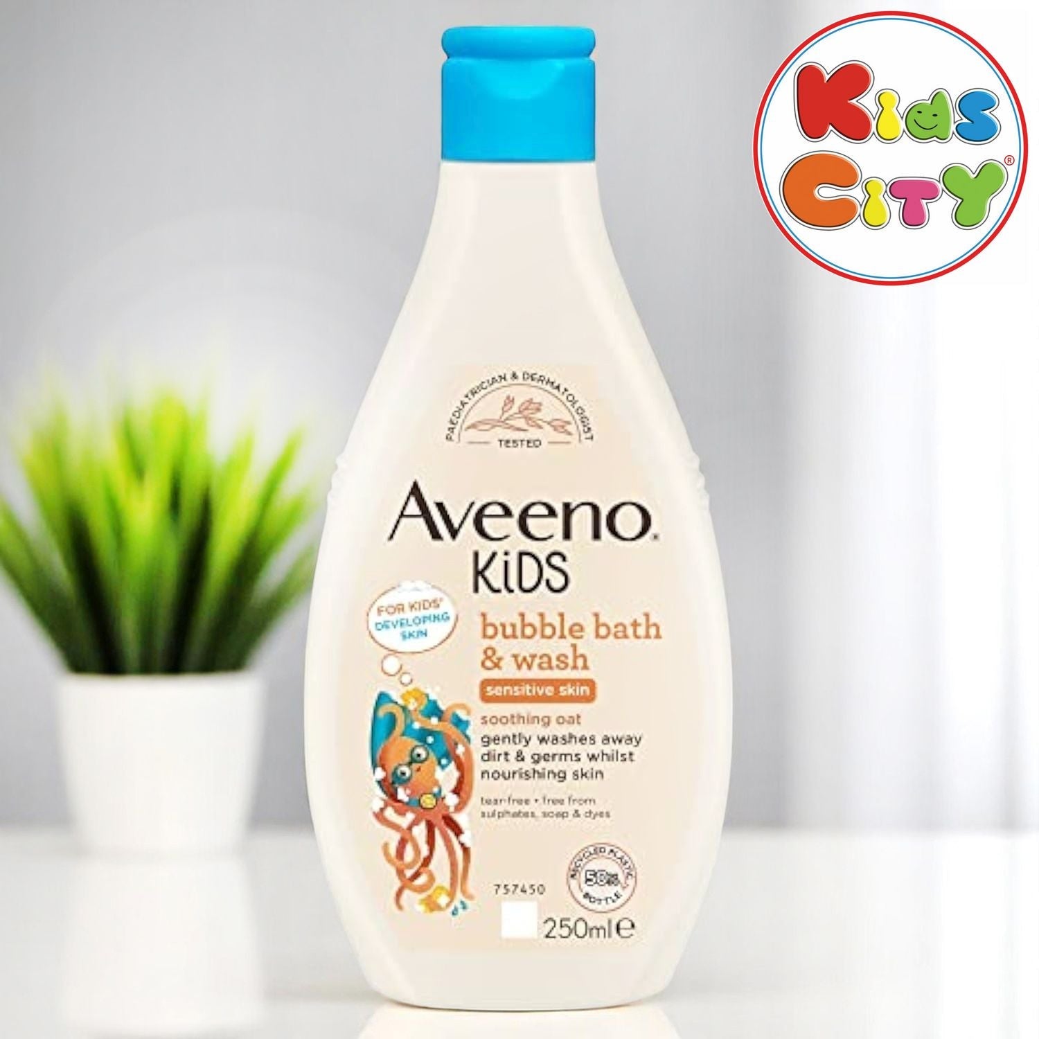 Aveeno Kids Bubble Bath & Wash, 250ml