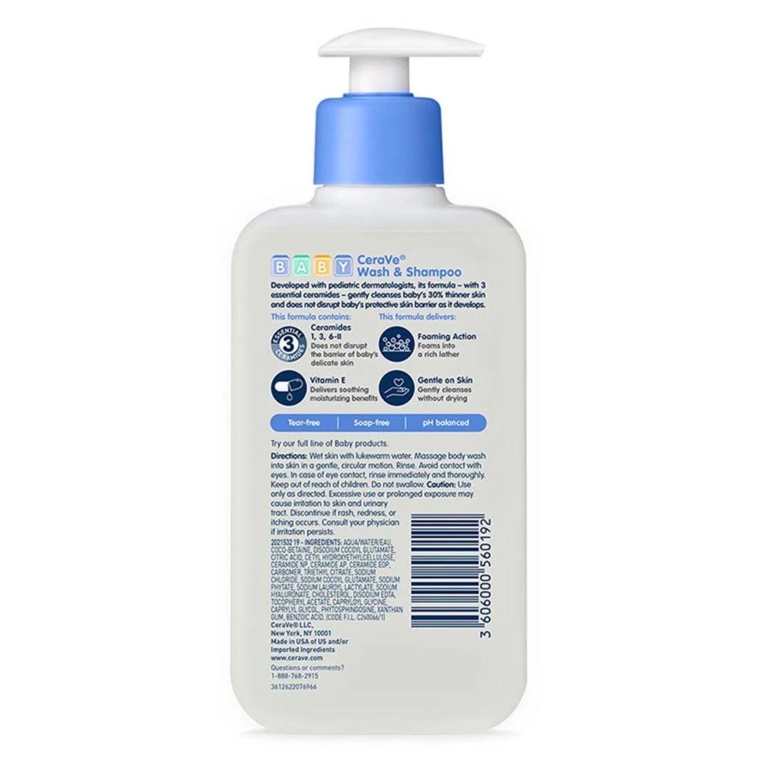 CeraVe Baby Wash & Shampoo - 237ml
