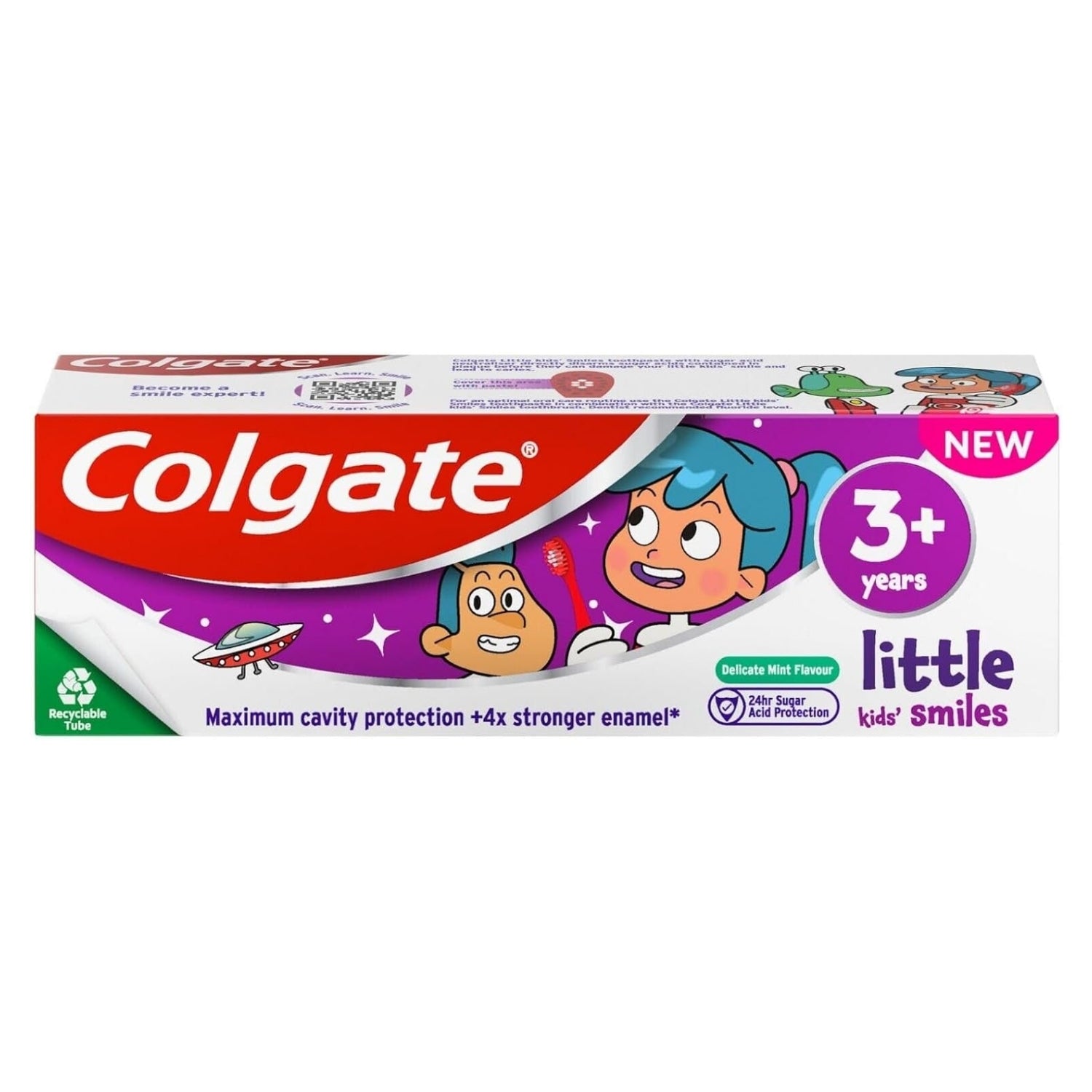 Colgate Little Kids' Smiles Delicate Mint Flavour (3y+) - 50ml