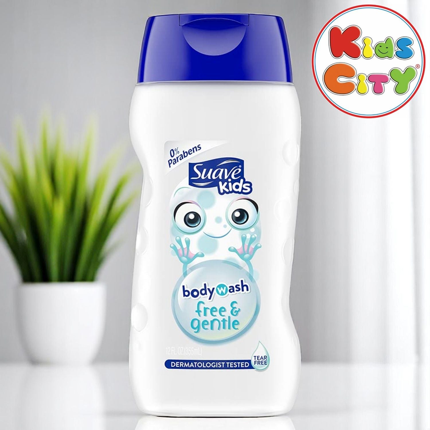 Suave Kids Body Wash, Free & Gentle, 355ml
