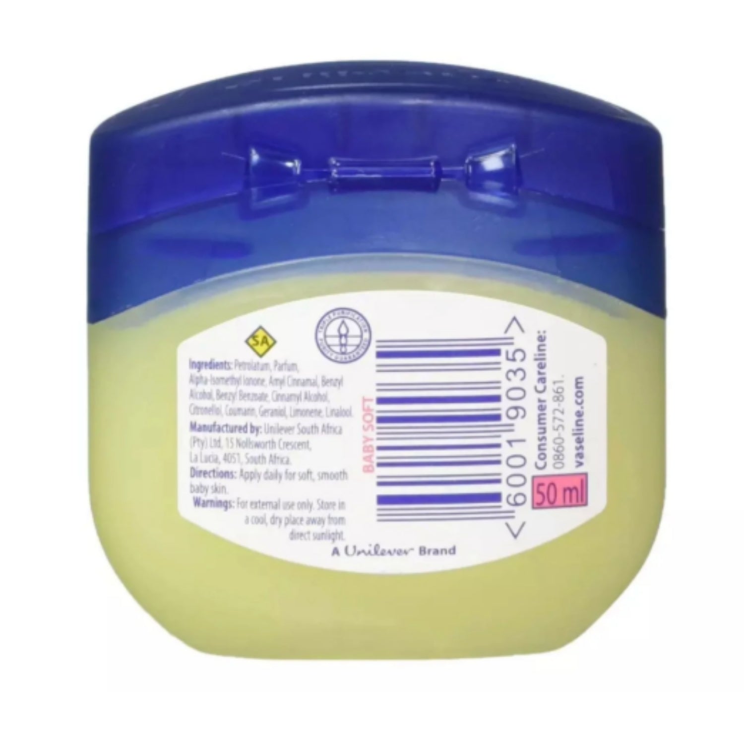 Vaseline Blueseal Gentle Protective Jelly, Baby - 250ml