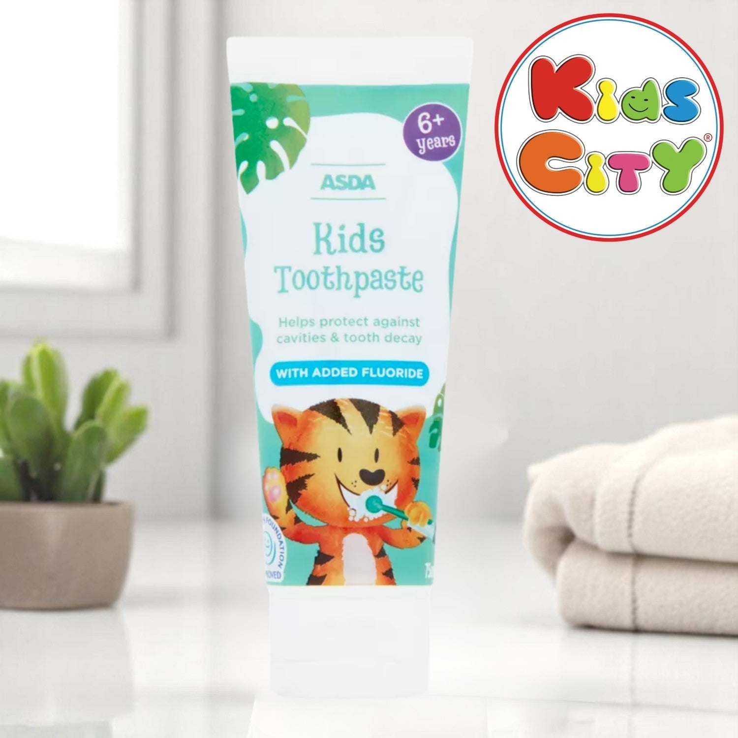 ASDA Kids Toothpaste 6+ Years 75ml