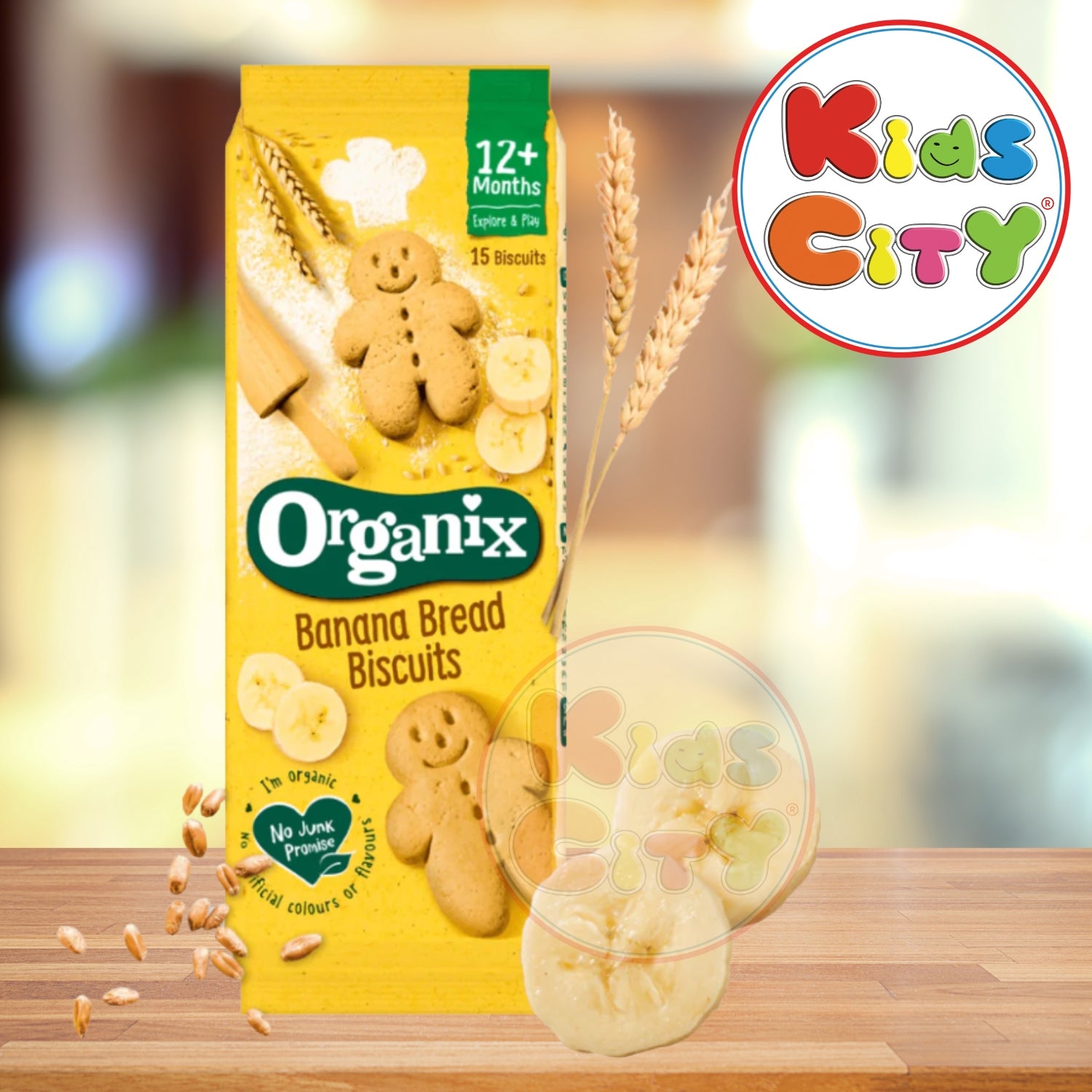 Organix Banana Bread Biscuits (12m+) - 135g