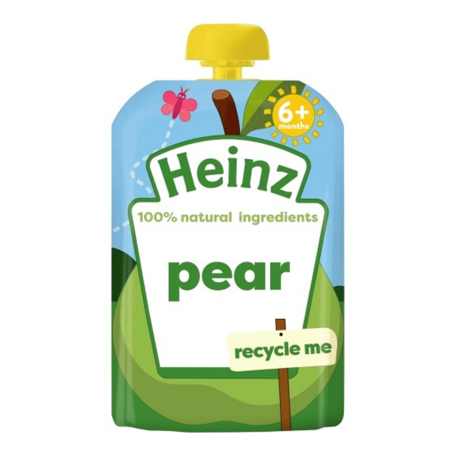Heinz Baby Food Pouch, Pear (6m+) - 100g