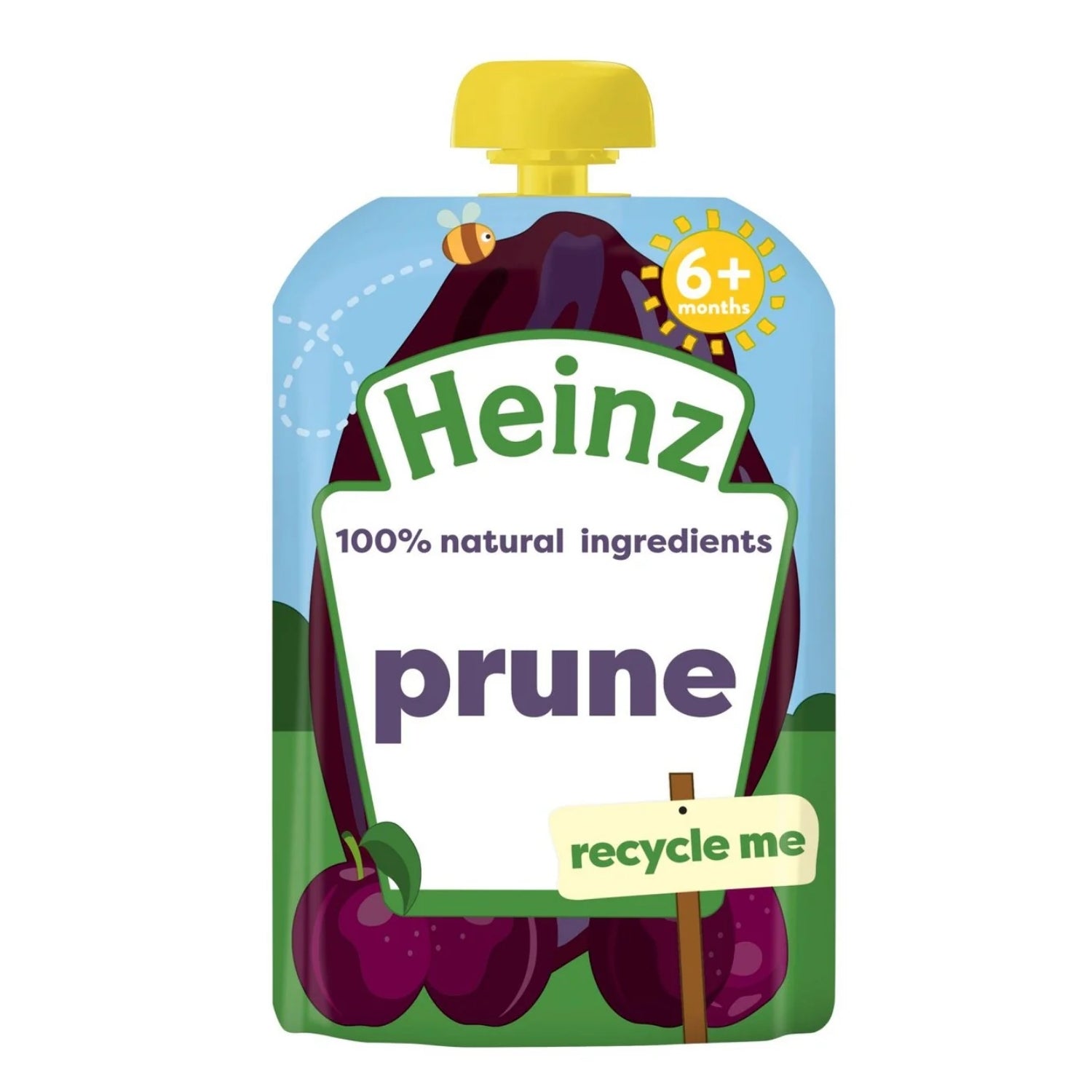 Heinz Baby Food Pouch, Prune (6m+) - 100g