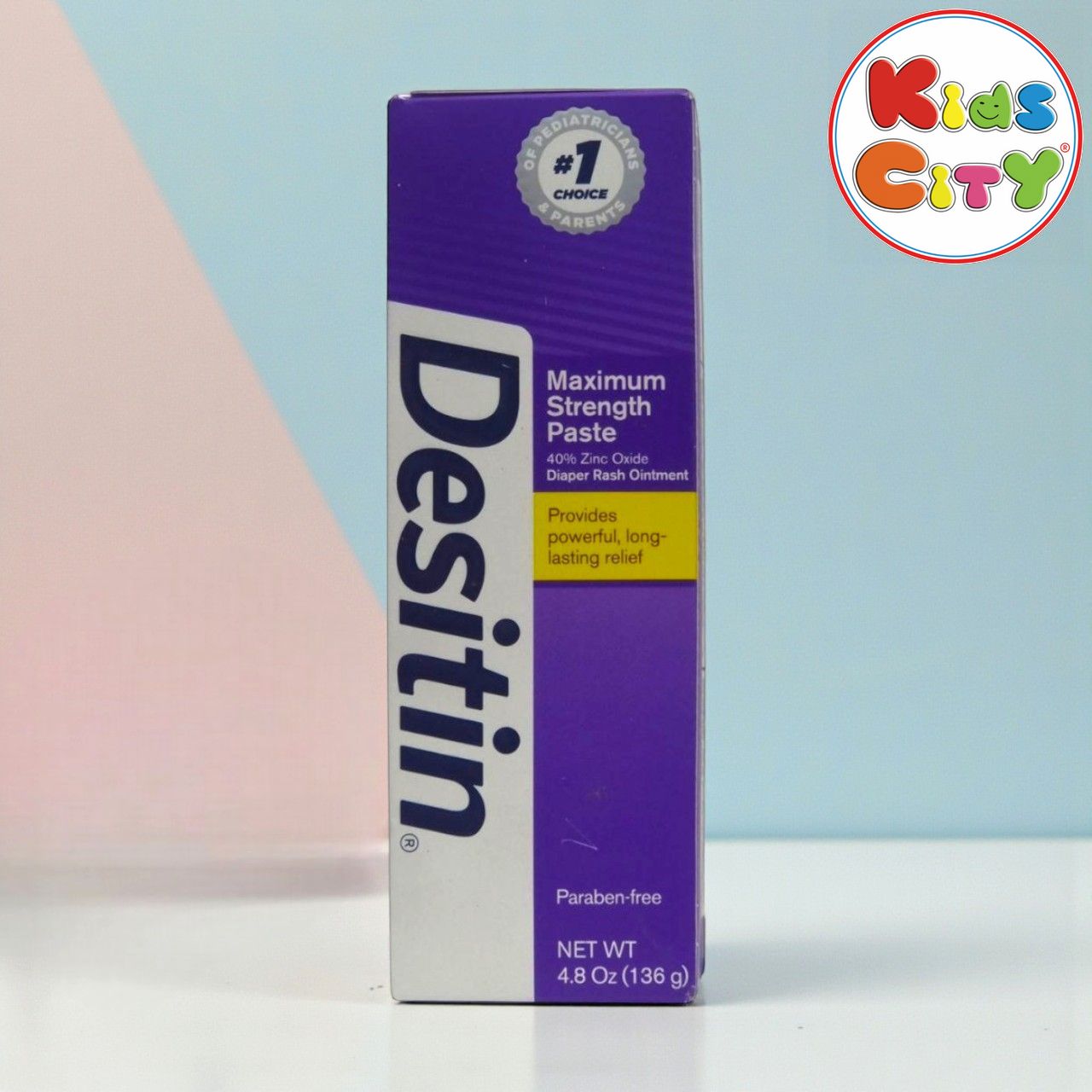 Desitin Maximun Strength Paste, Diaper Rash Ointment, 136g 4.8oz