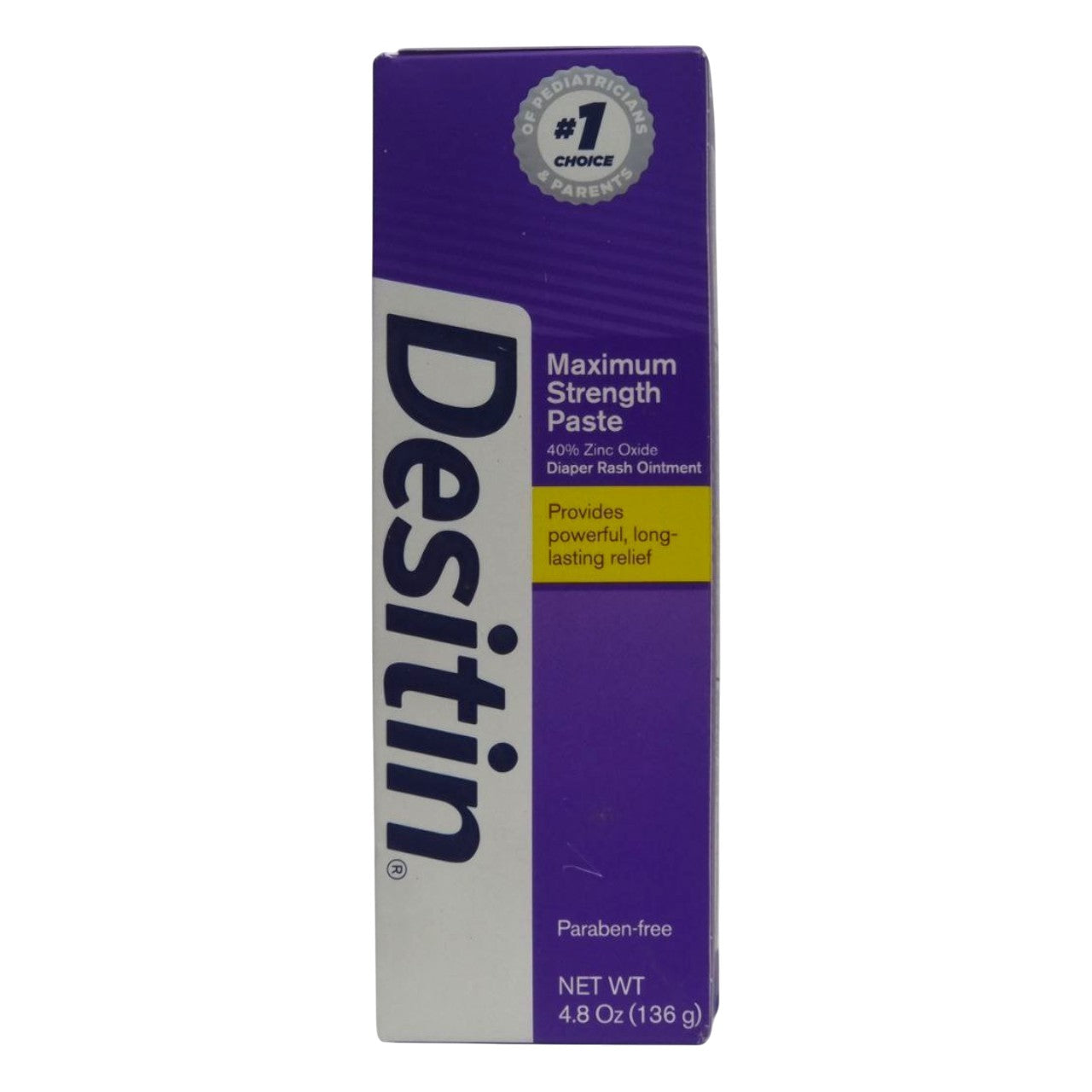 Desitin Maximun Strength Paste, Diaper Rash Ointment - 136g (4.8oz)