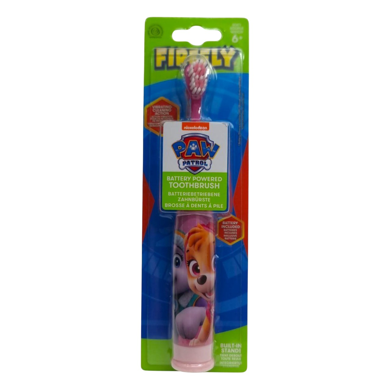 FireFly Paw Patrol Battery Powered Toothbrush Assorted Colours (6Y+)
