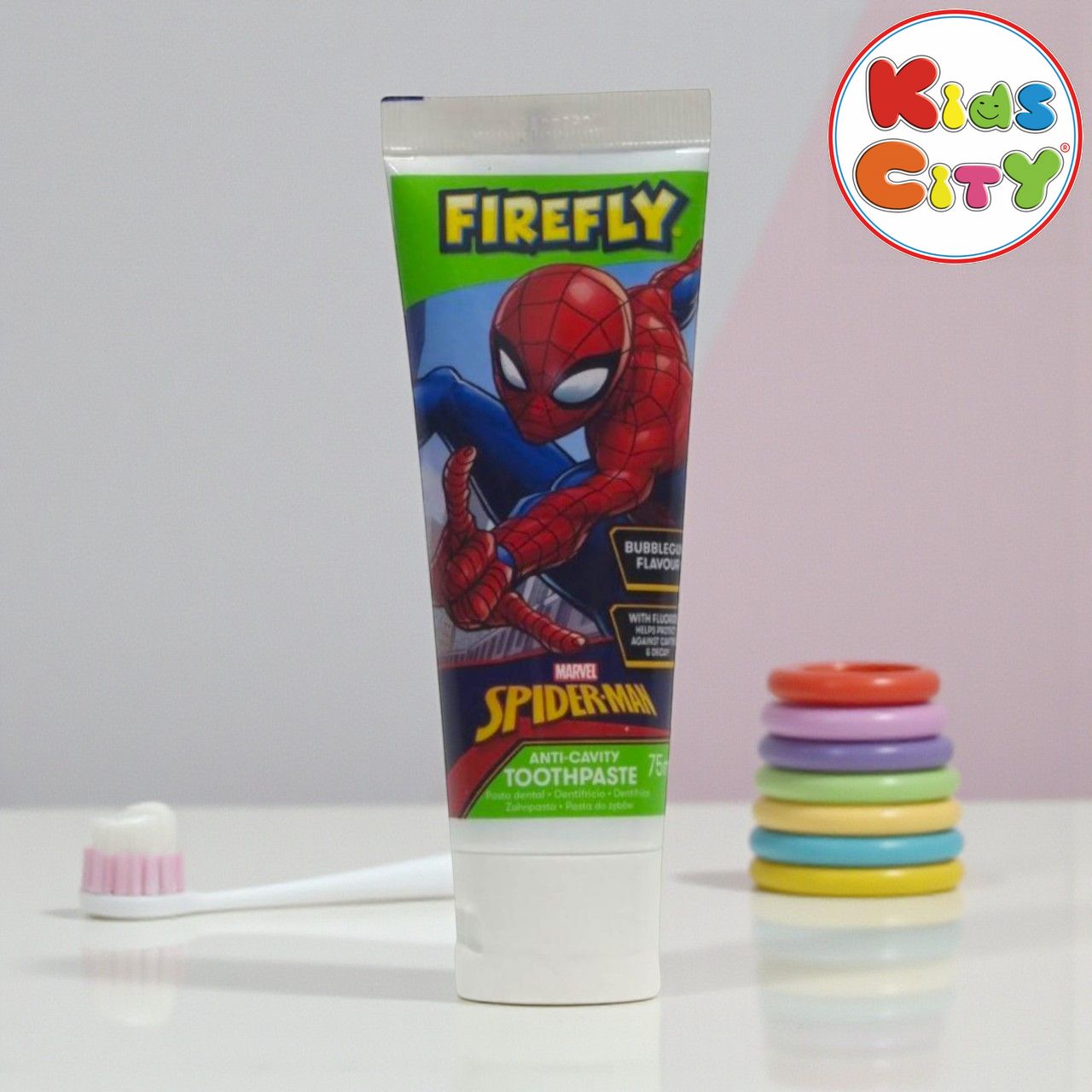 FireFly Spiderman Anti-Cavity Bubblegum Toothpaste (2-6Y) 75ml