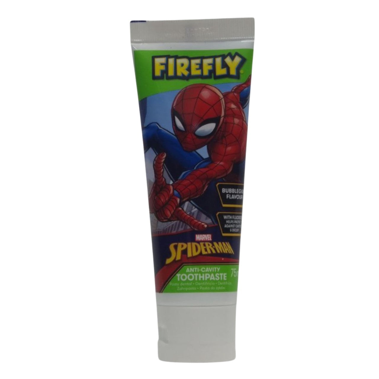 FireFly Spiderman Anti-Cavity Bubblegum Toothpaste (2-6Y) - 75ml