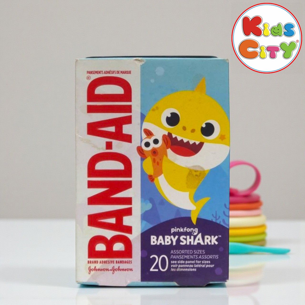 Johnson Band-Aid Baby Shark, 20 Strips