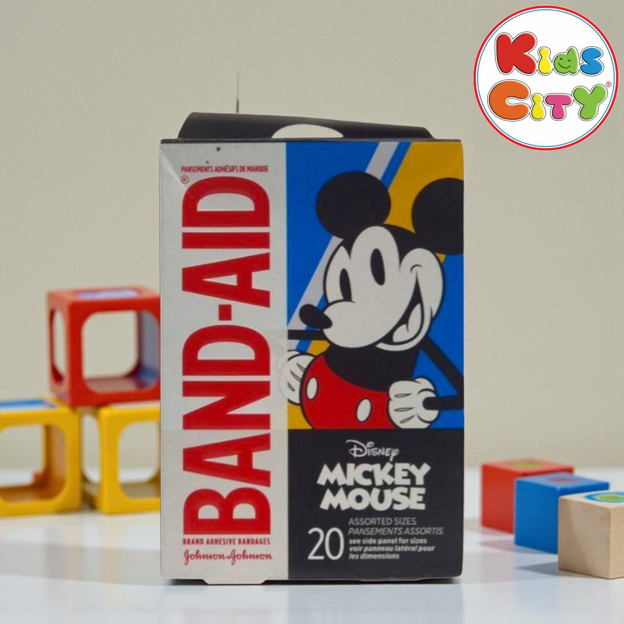 Johnson Band-Aid Mickey Mouse, 20 Strips