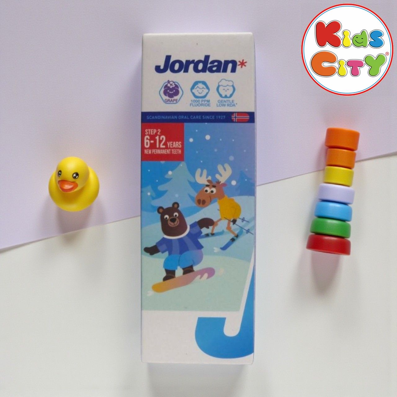 Jordan Milk Teeth Grape Flavoured Toothpaste (6-12Y) 75g