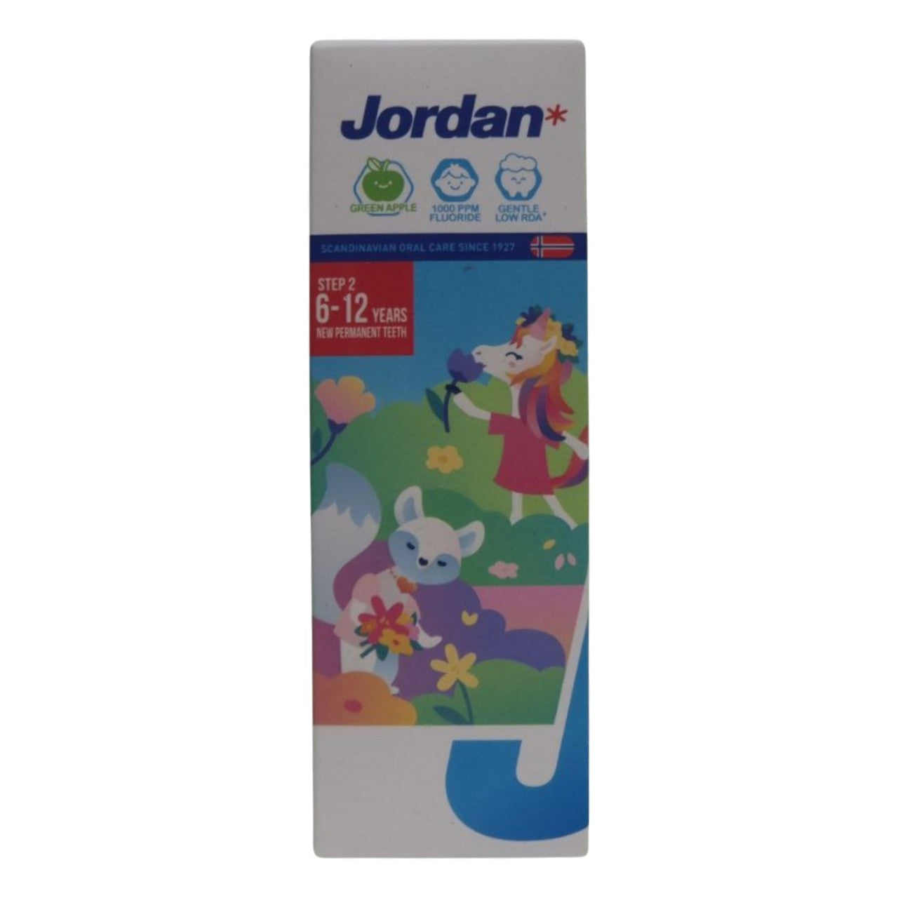 Jordan Milk Teeth Green Apple Flavoured Toothpaste (6-12Y) - 75g