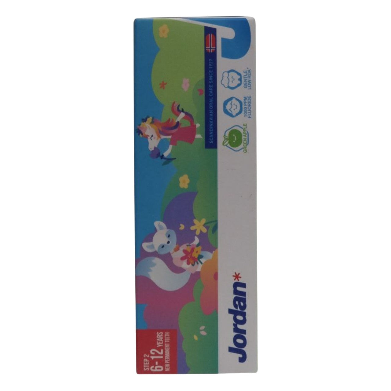 Jordan Milk Teeth Green Apple Flavoured Toothpaste (6-12Y) - 75g