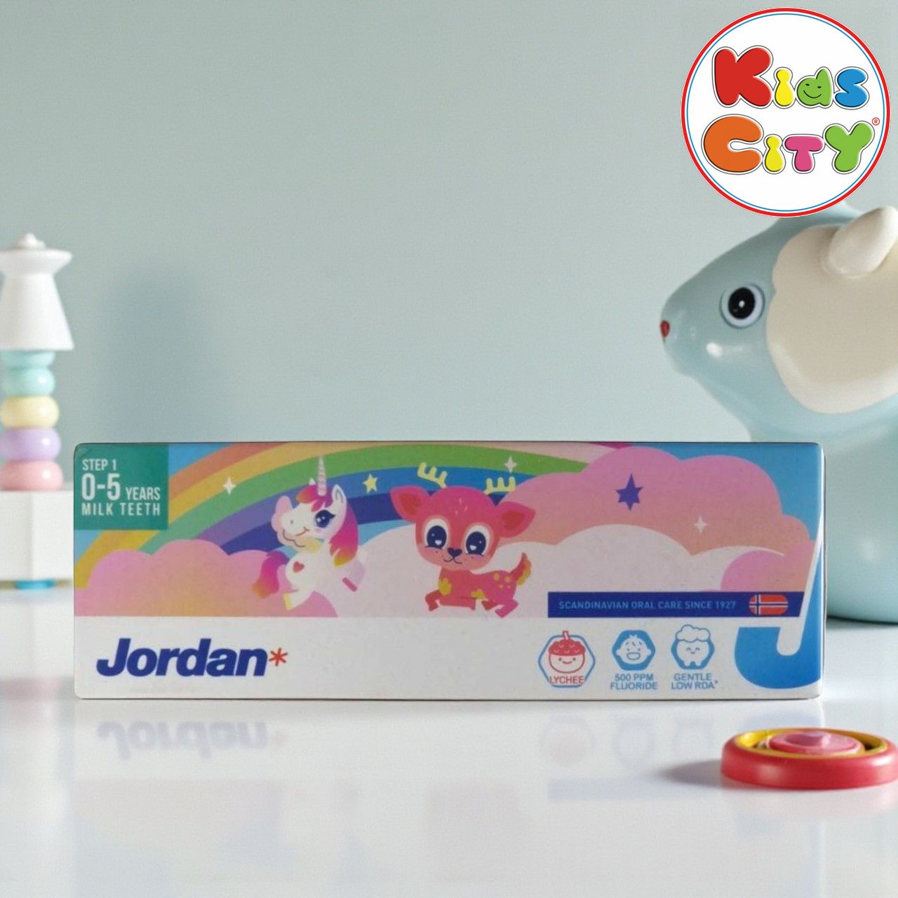 Jordan Milk Teeth Lychee Flavoured Toothpaste (0-5Y) 75g