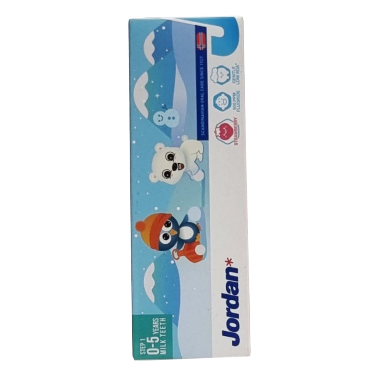 Jordan Milk Teeth Strawberry Flavoured Toothpaste (0-5Y) - 75g