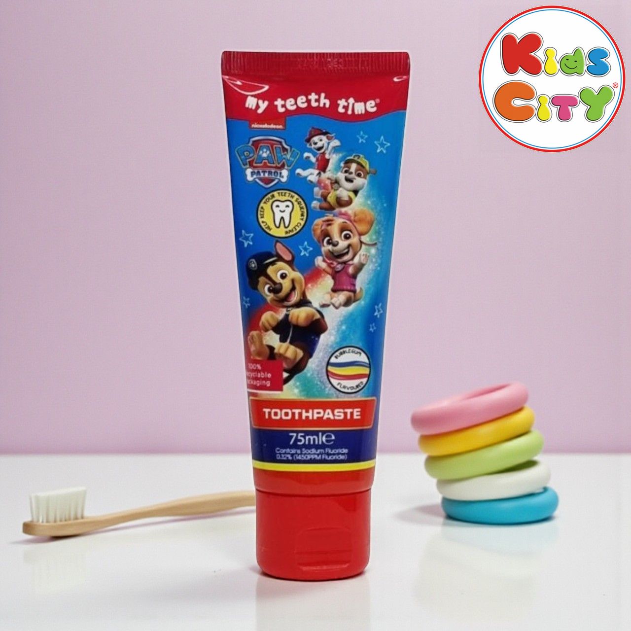 My Teeth Time Paw Patrol Bubble Gum Toothpaste (3Y+) 75ml