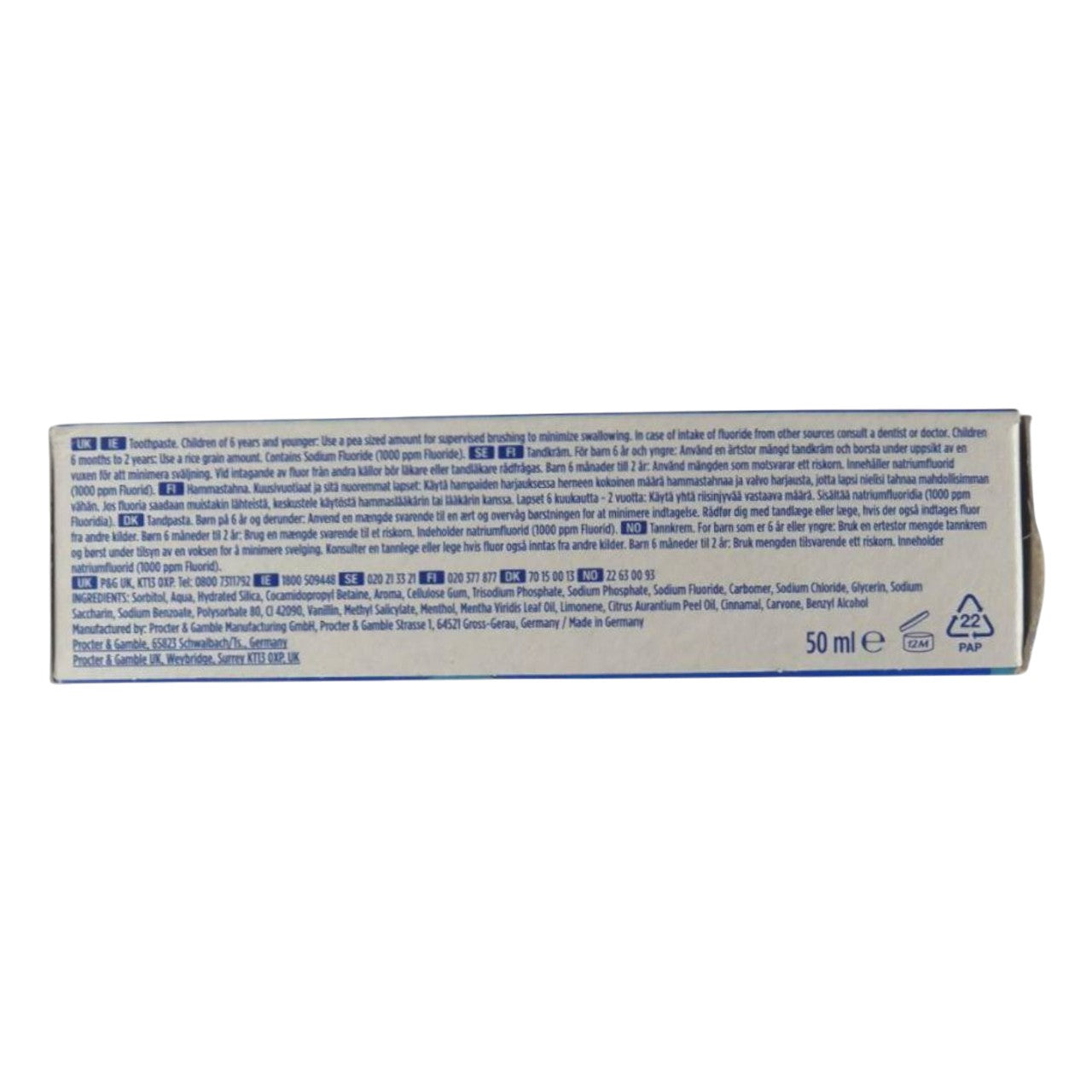 Oral-B Pro Kids Toothpaste (6m+) 50ml