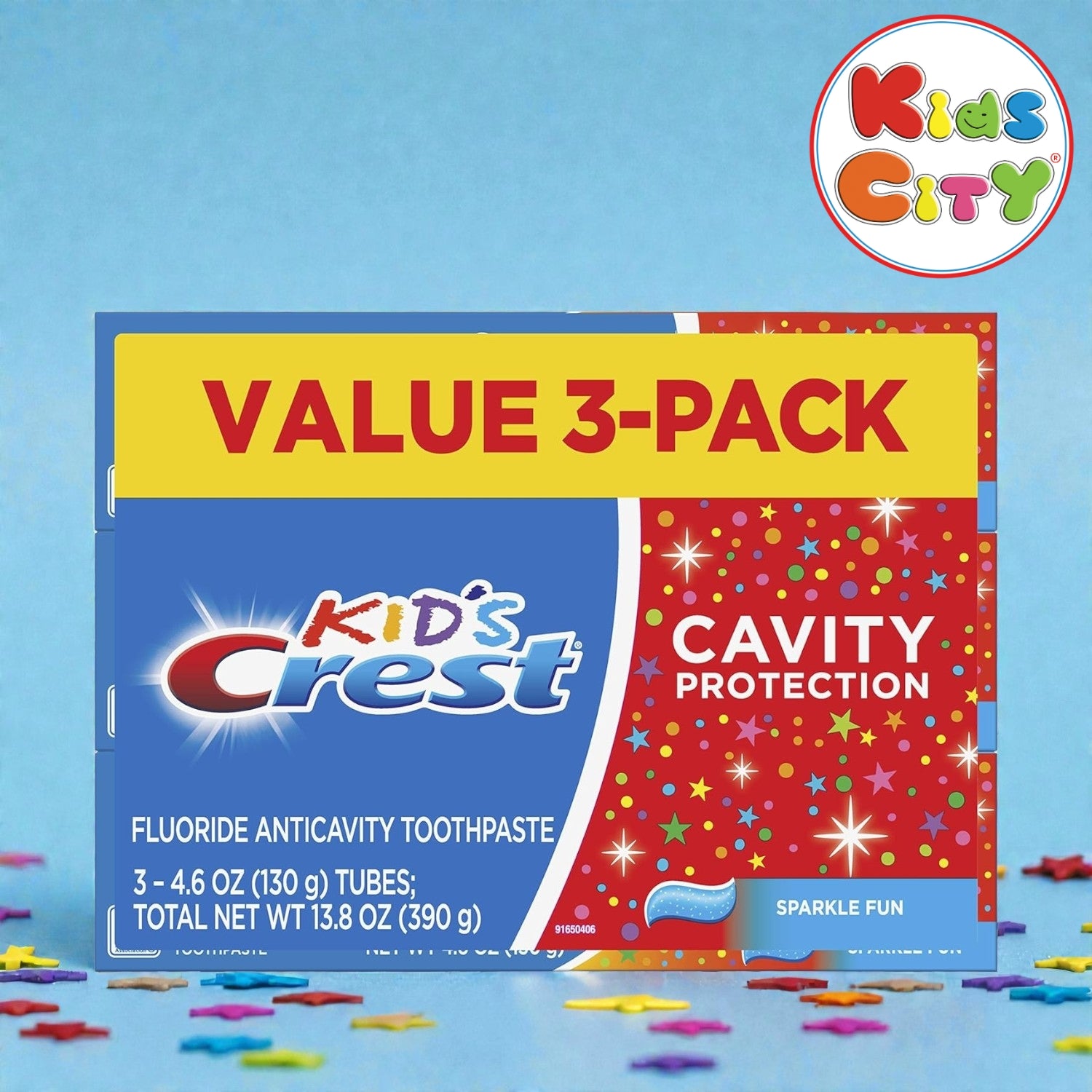 Kid's Crest Cavity Protection Toothpaste Super Value Pack (391g)