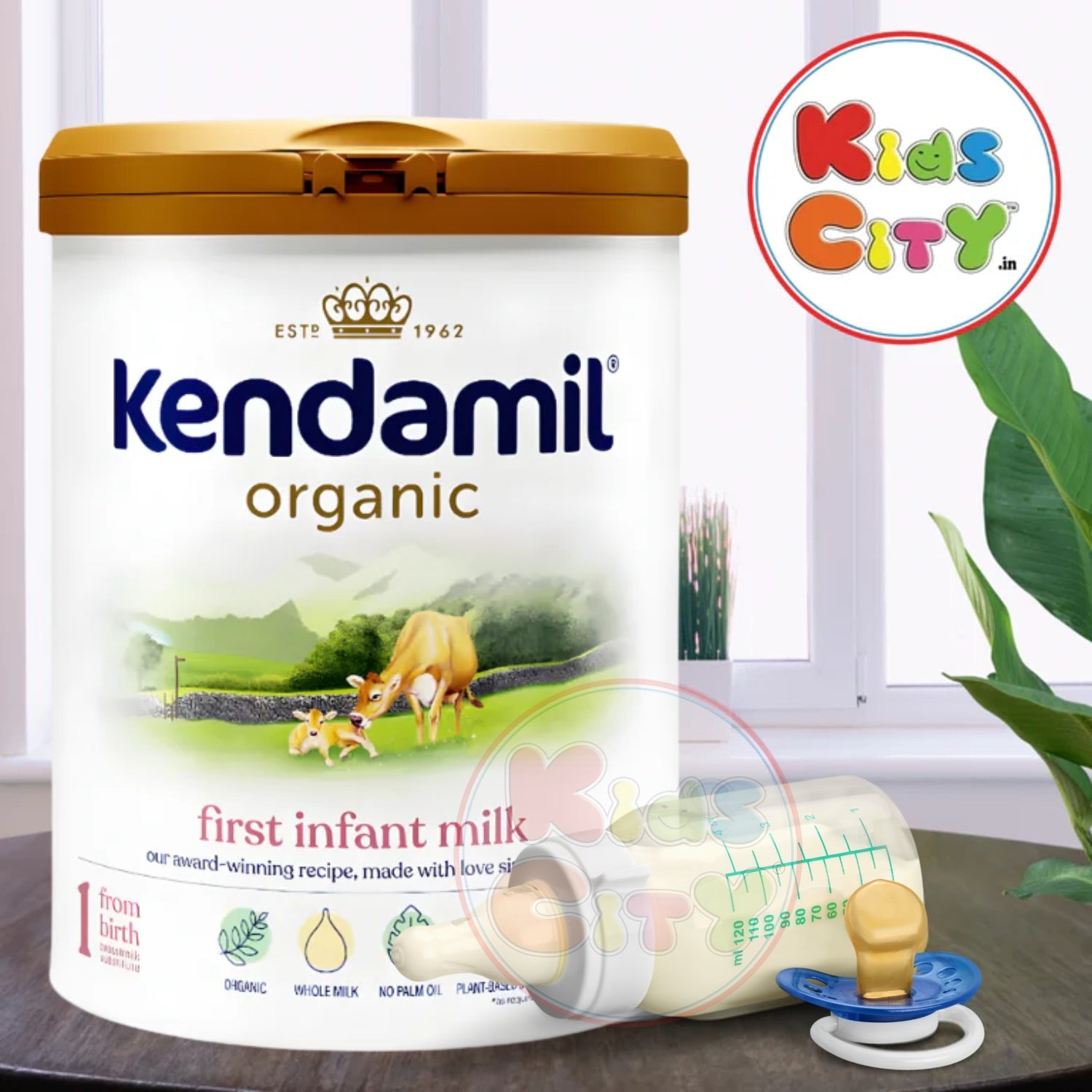 Kendamil Organic 1, First Infant Milk (0m+) (EU) - 800g