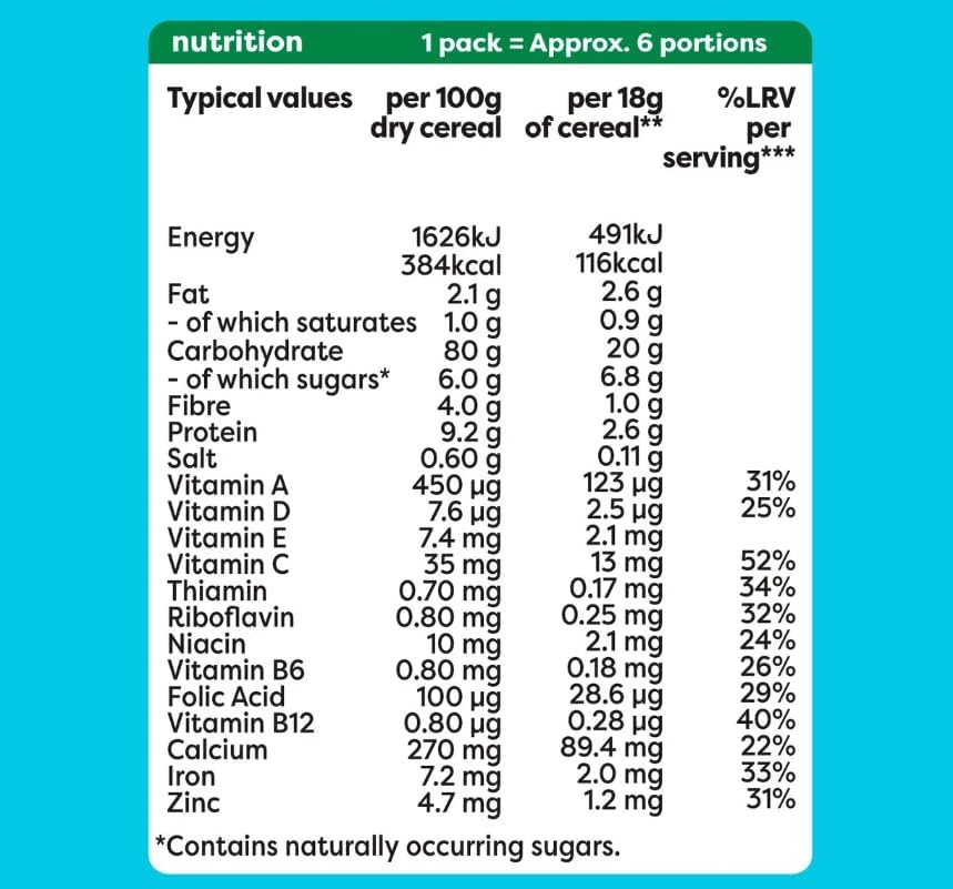 Heinz Baby Cereal, Cauliflower, Broccoli & Cheese Porridge (6m+) - 125g (Pack of 1)
