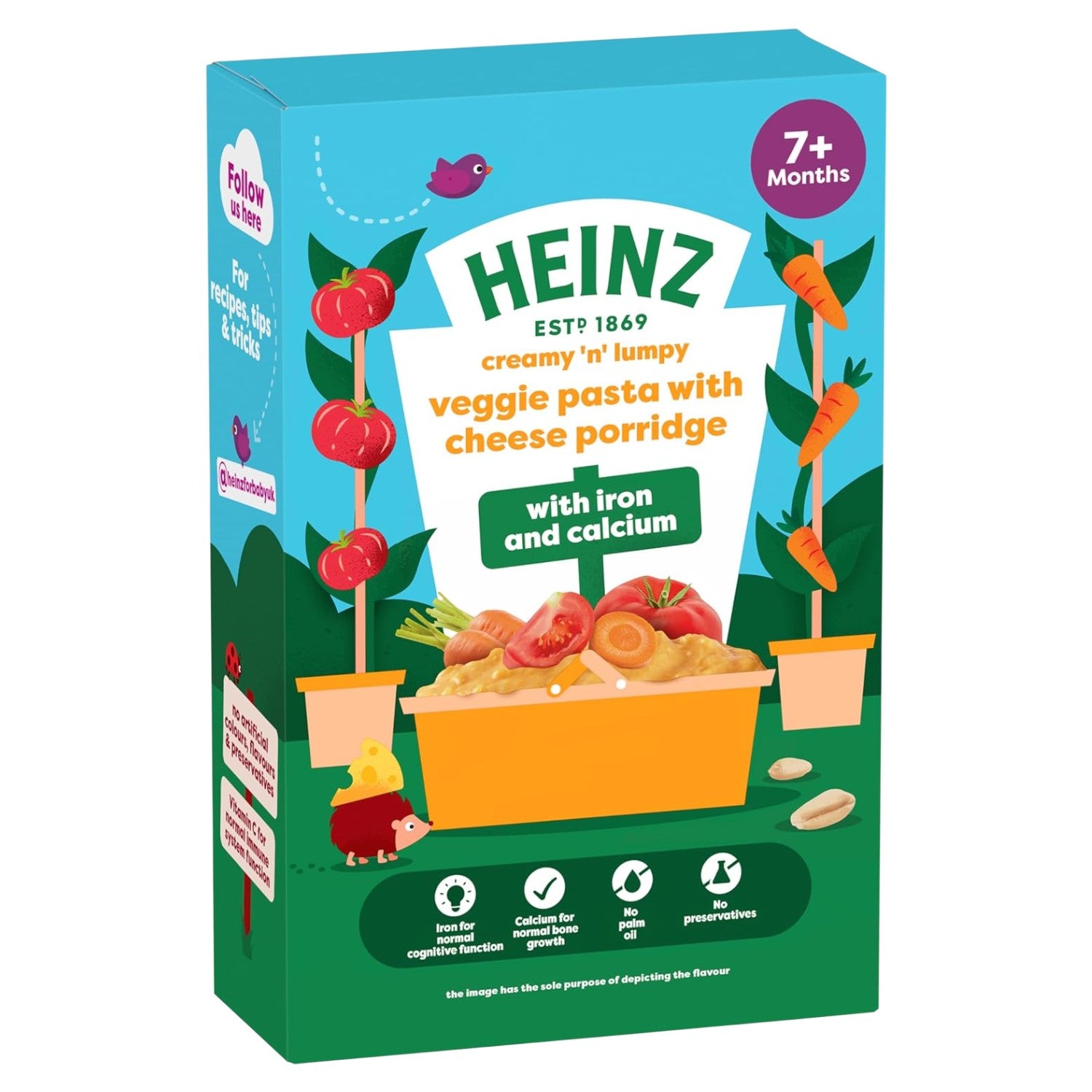 Heinz Baby Cereal, Summer Fruits Porridge (7m+) - 200g (Pack of 1)
