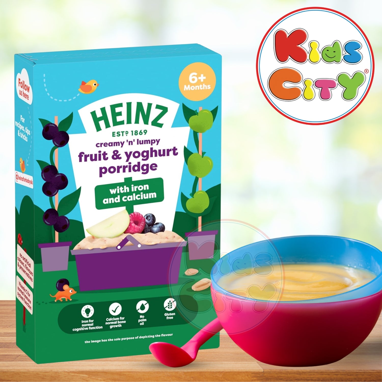 Heinz Baby Cereal, Fruit & Yoghurt Porridge (6m+) - 125g (Pack of 1)