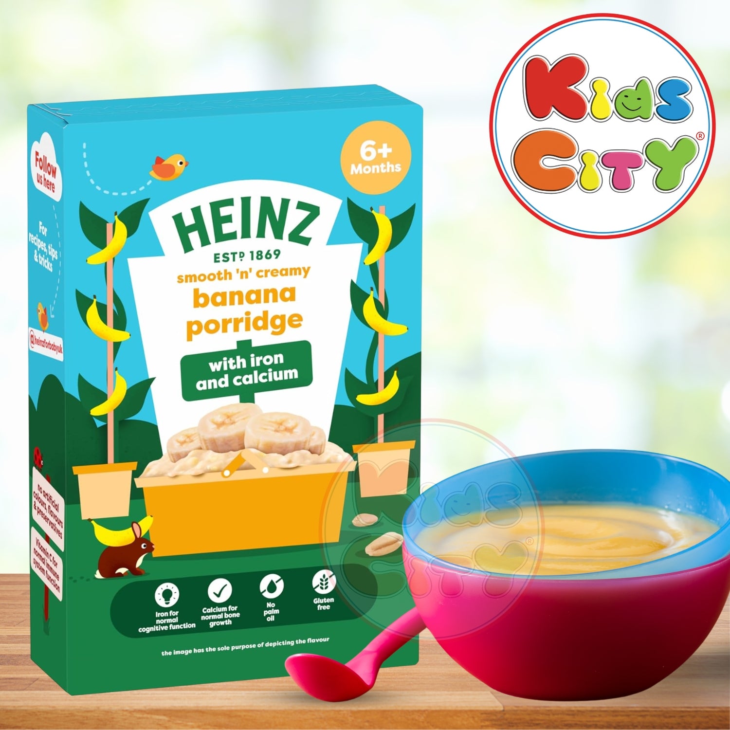 Heinz Baby Cereal, Banana Porridge (6m+) - 125g (Pack of 1)