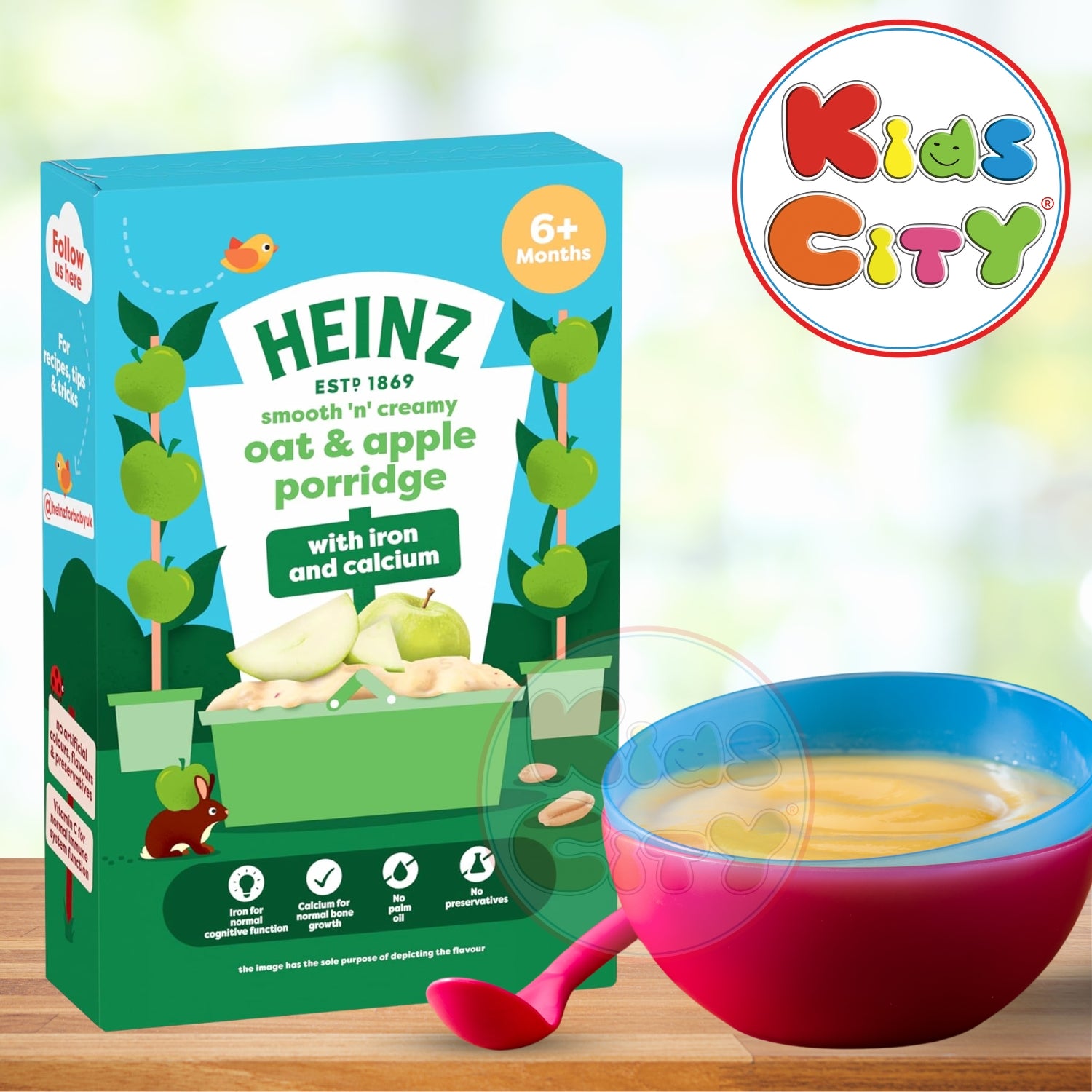 Heinz Baby Cereal, Oat & Apple Porridge (6m+) - 125g (Pack of 1)