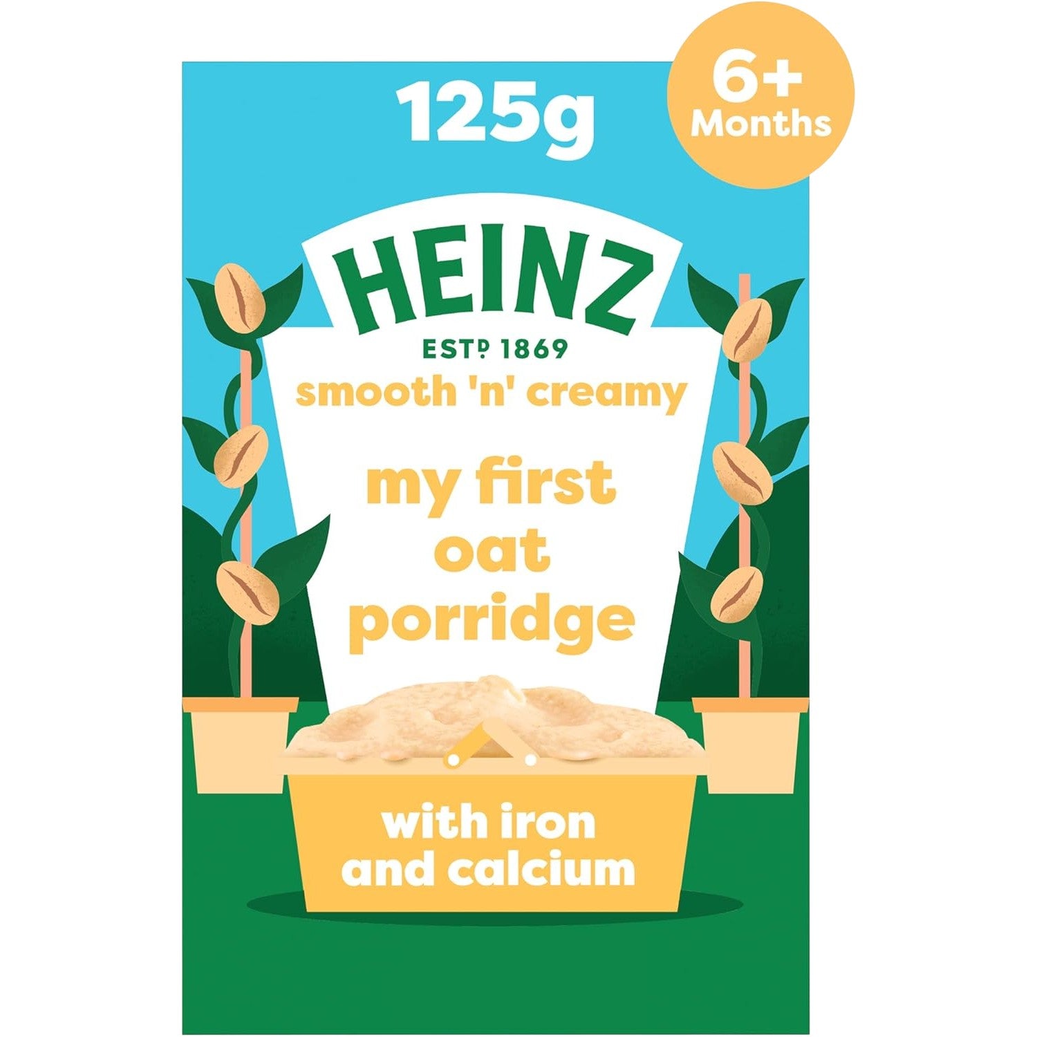 Heinz Baby Cereal, My First Oat Porridge (6m+) - 125g (Pack of 1)