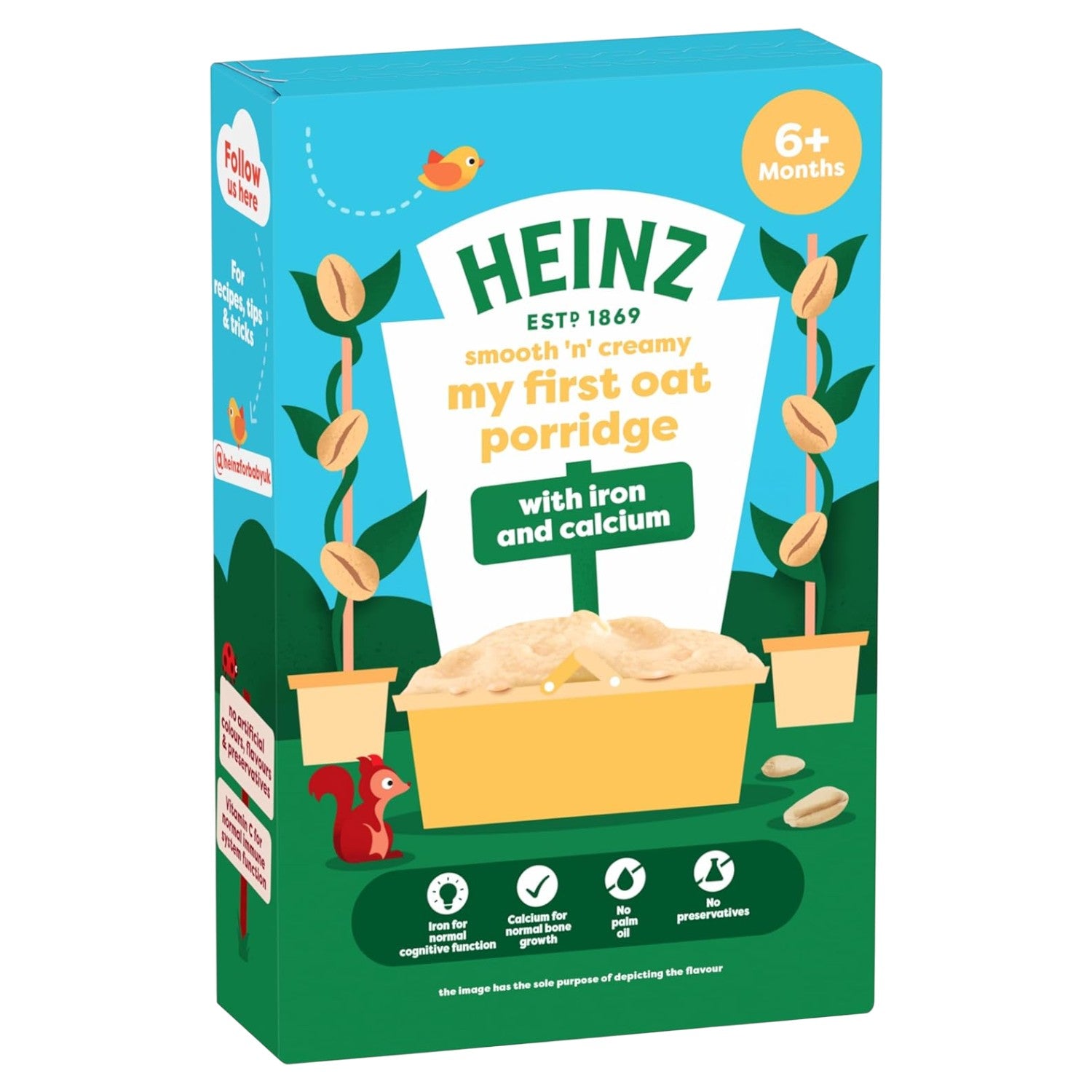 Heinz Baby Cereal, My First Oat Porridge (6m+) - 125g (Pack of 1)