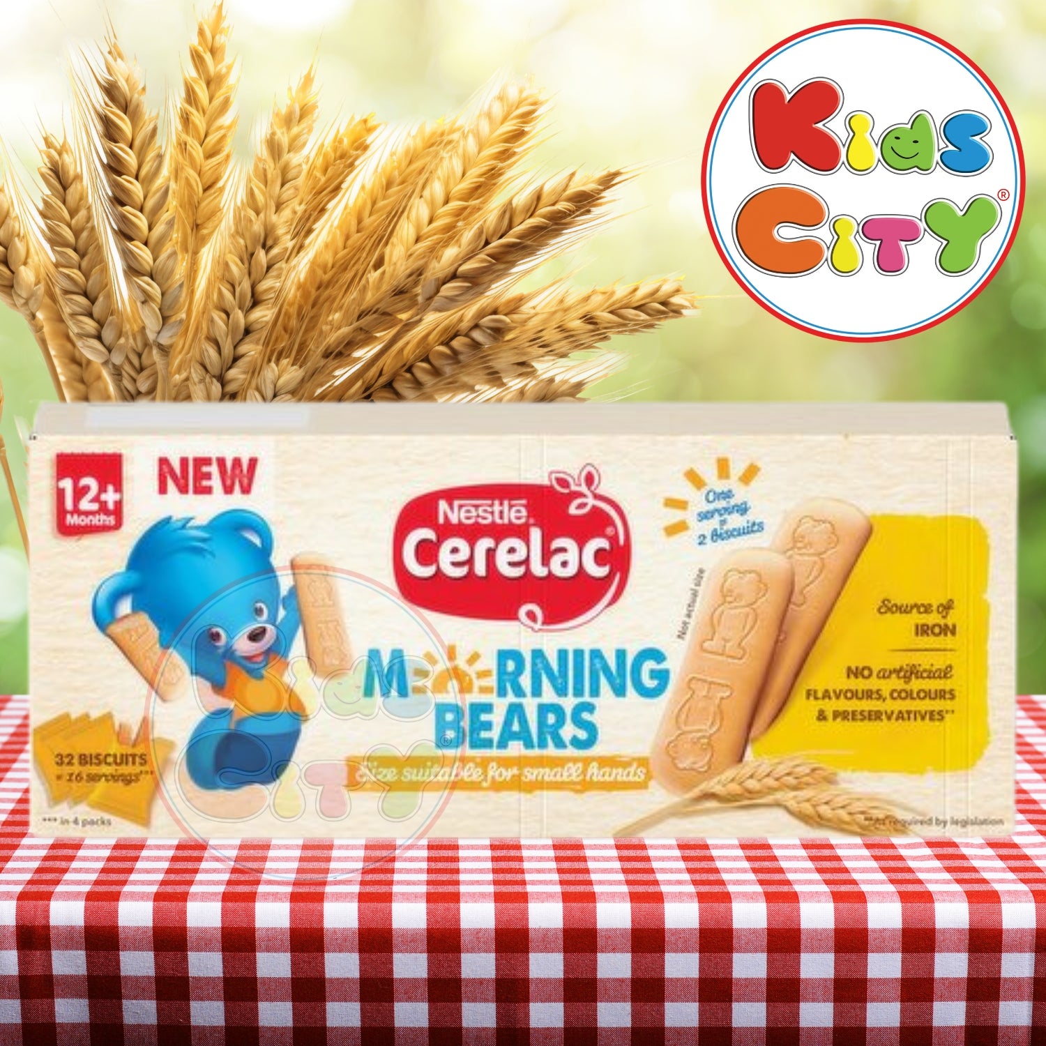 Nestle Cerelac Morning Bears 36 Biscuits 12m 180g KidsCity in nestle-cerelac-morning-bears-36-biscuits-12m-180g-kidscity-in