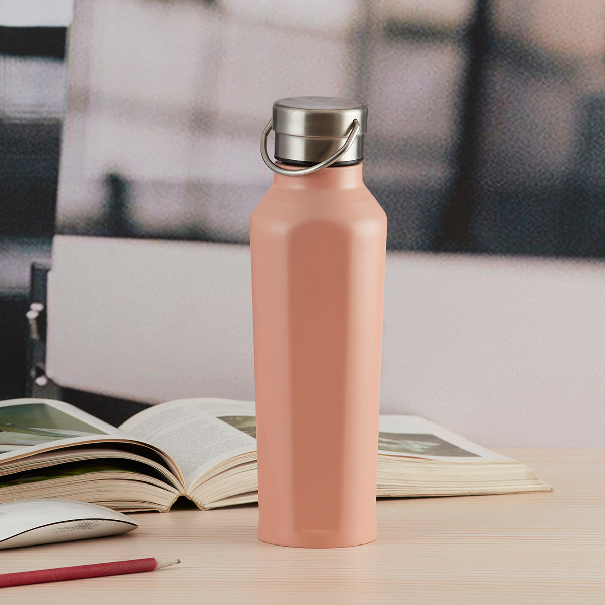 Stainless Steel Vacuum Insulated double wall Water Bottle - 500ml (106-A)