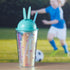 Acrylic Sipper, Cup, Tumbler Frosted with Straw and Lid - 275ml (BL-017-A)