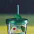 Acrylic Sipper, Cup, Tumbler Frosted with Straw and Lid - 300ml (PH-006-A)