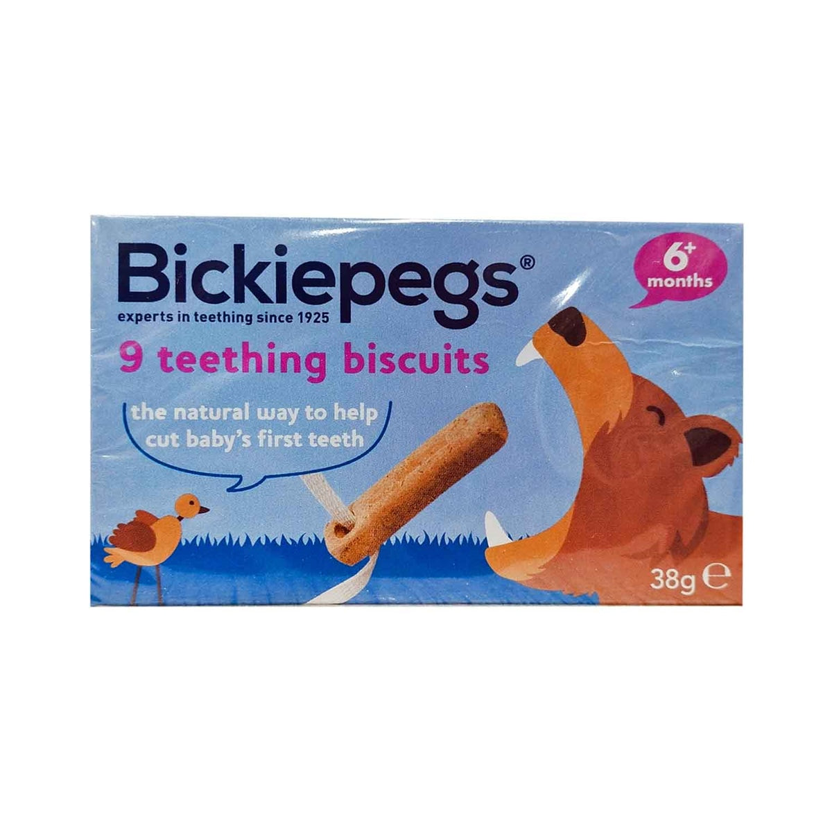 Bickiepegs 9 Teething Biscuits For Babies - 38g