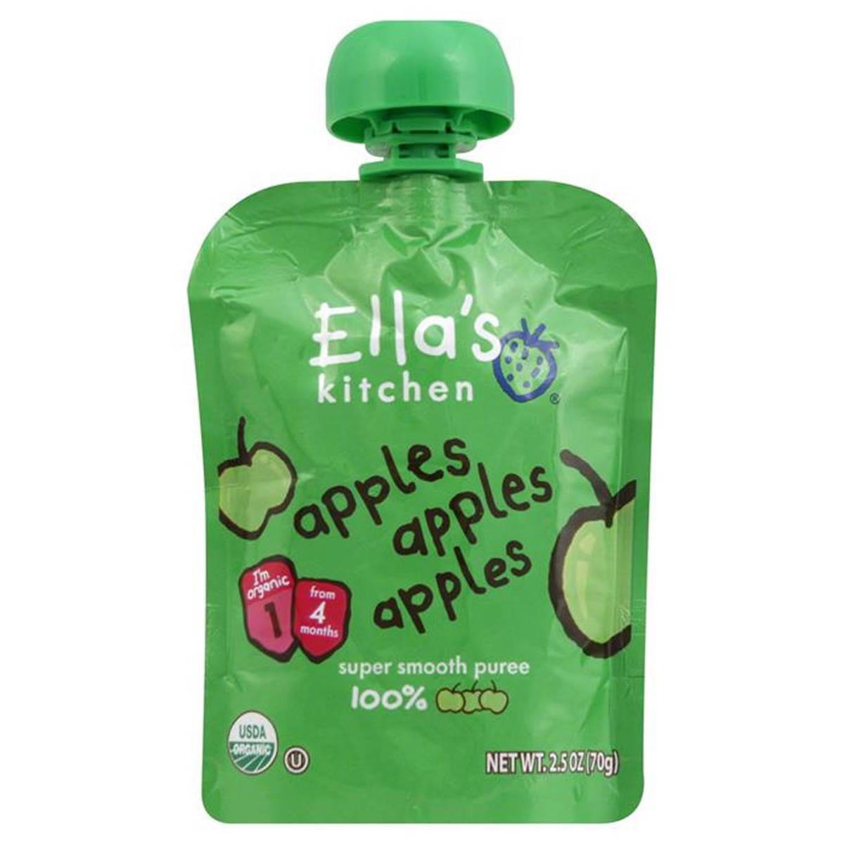 Ellas Kitchen Apples Apples Apples - 70g