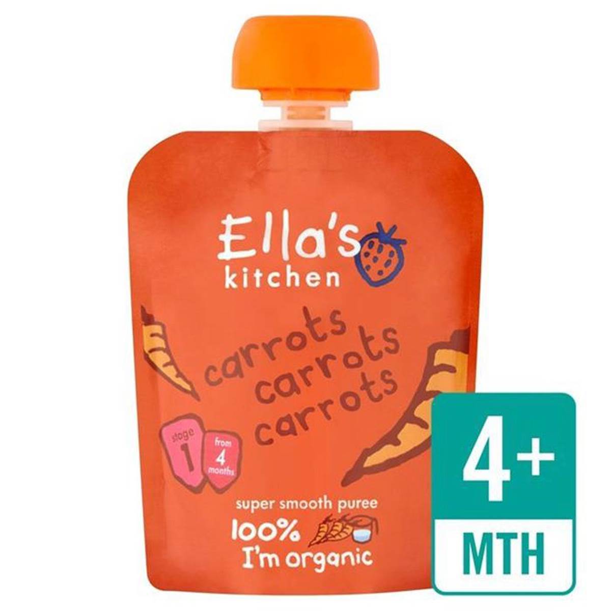 Ellas Kitchen Carrots Carrots Carrots - 70g
