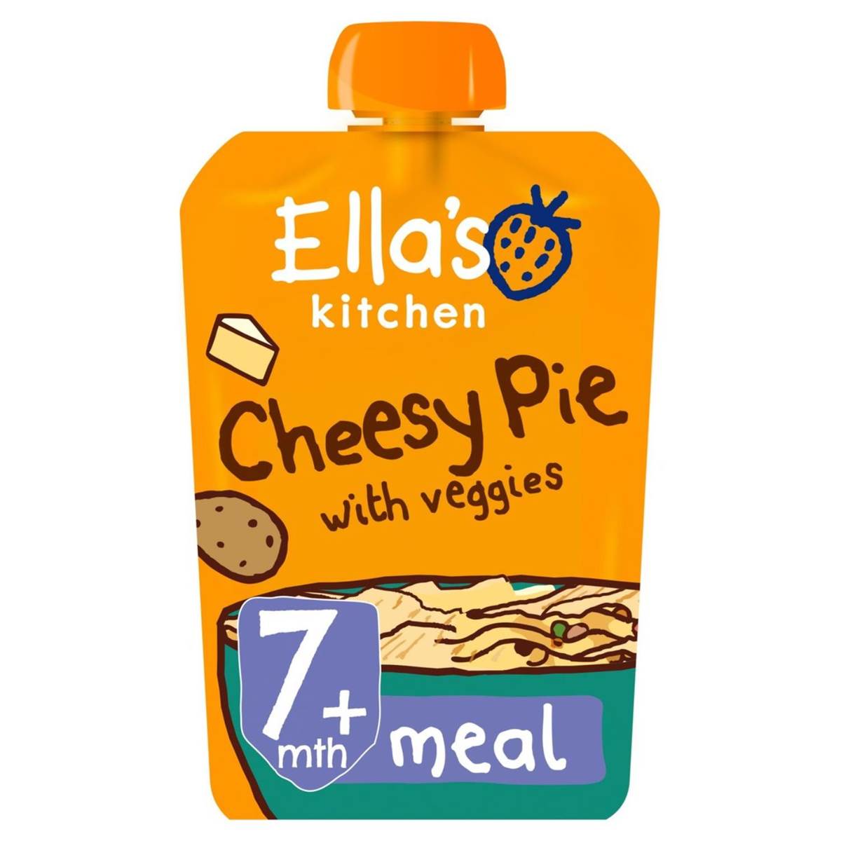 Ellas Kitchen Cheesy Pie With Veggies - 130g