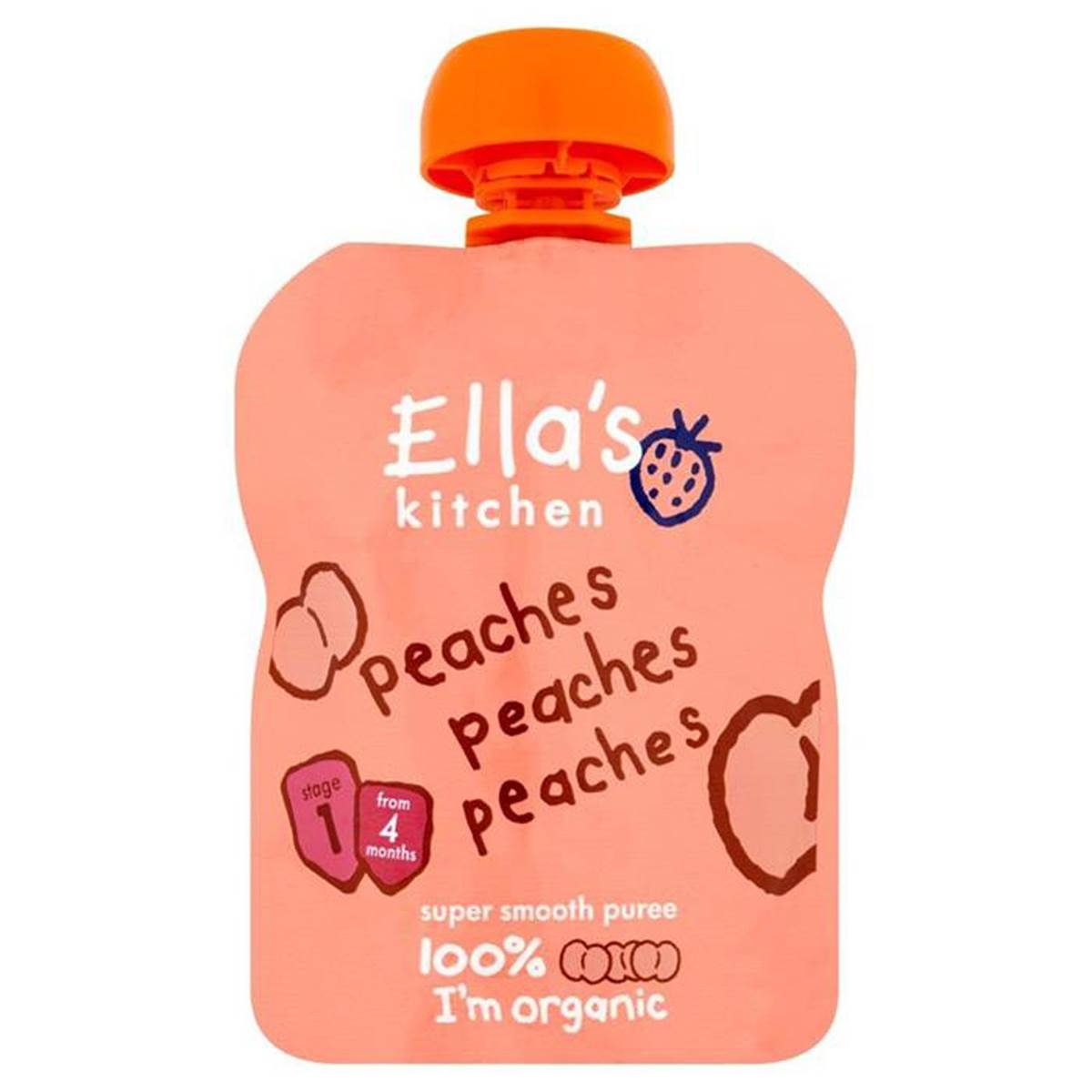 Ellas Kitchen Peaches Peaches Peaches - 70g