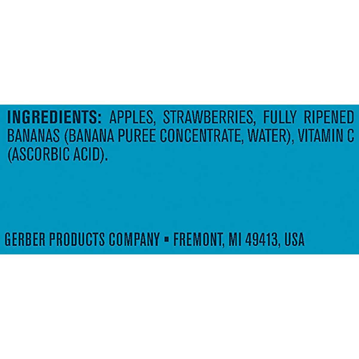 Gerber 2nd Foods for Sitter - Apple Strawberry Banana