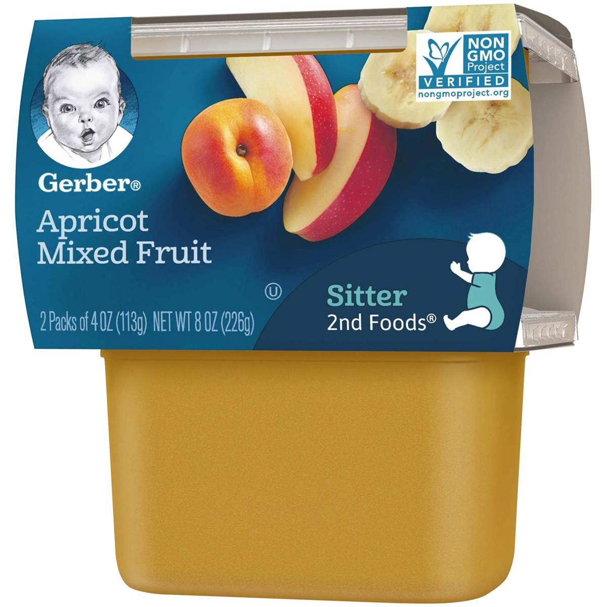 Gerber 2nd Foods for Sitter - Apricot Mixed Fruit