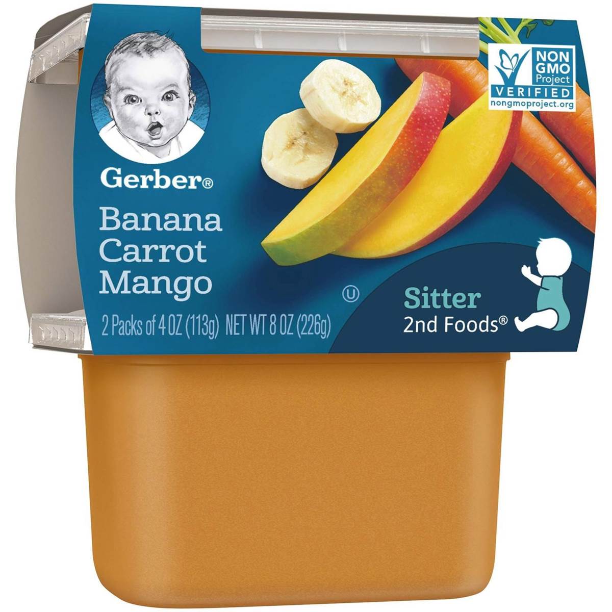Gerber 2nd Foods for Sitter - Banana Carrot Mango