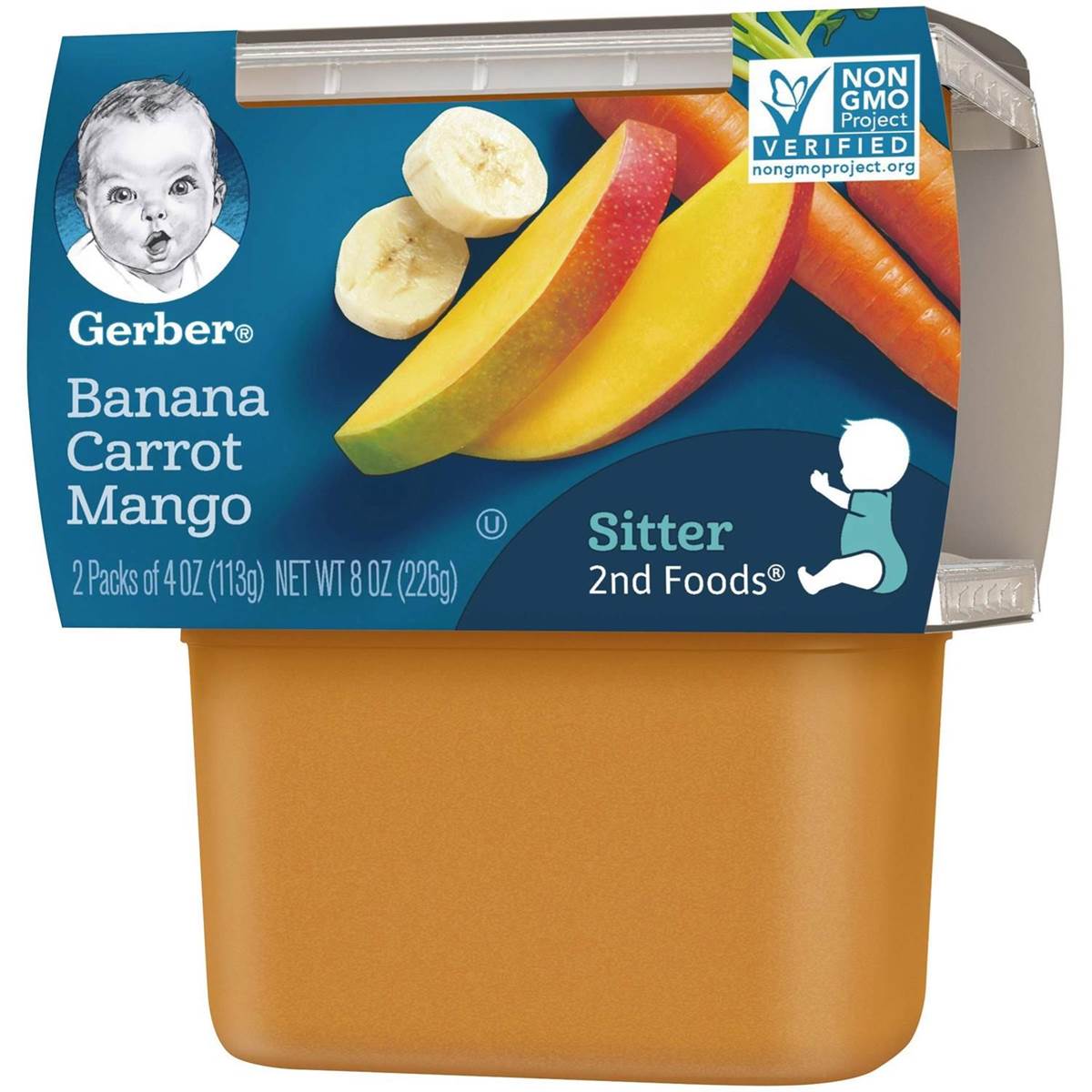 Gerber 2nd Foods for Sitter - Banana Carrot Mango