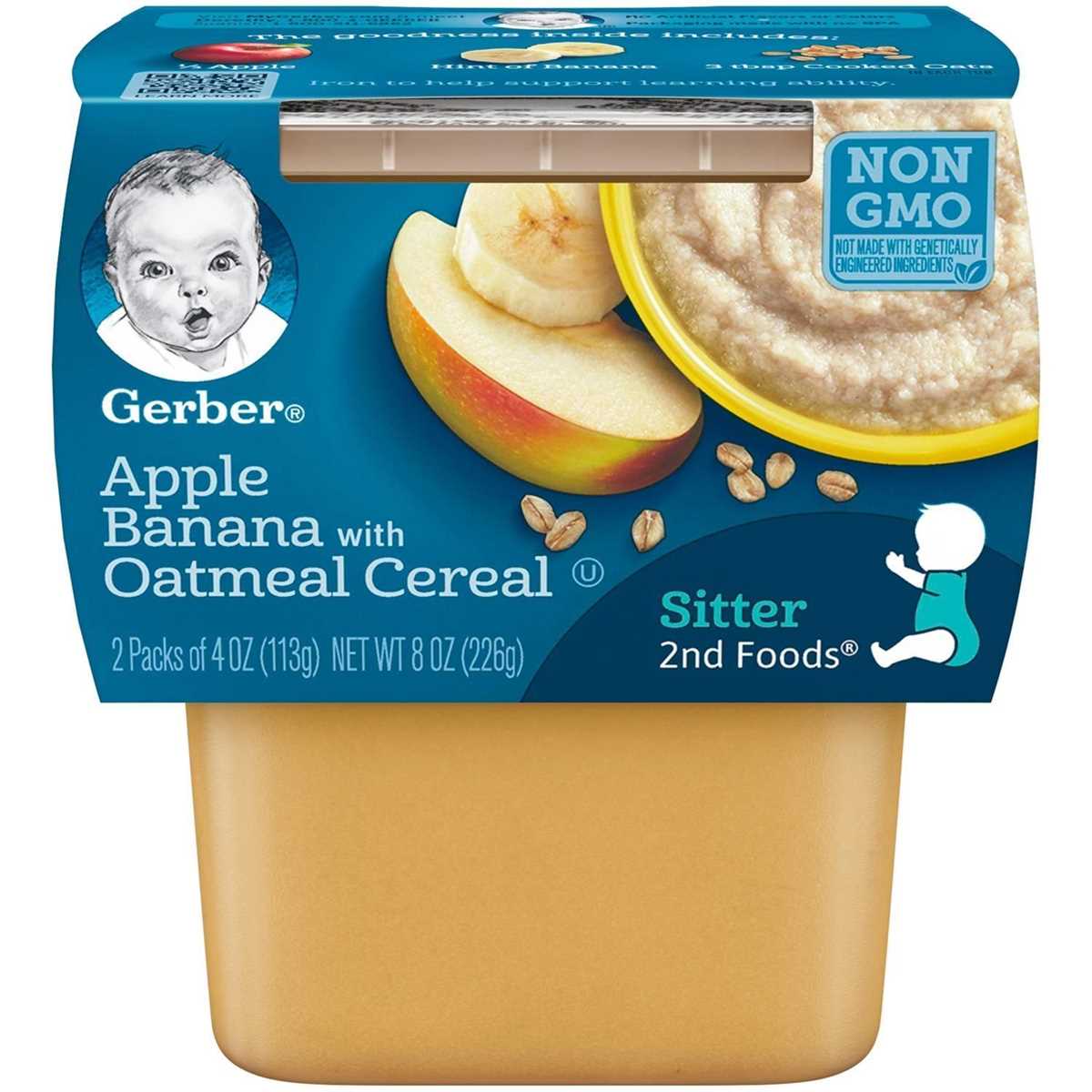 Gerber 2nd Foods for Sitter - Blended Fruits with Oatmeal
