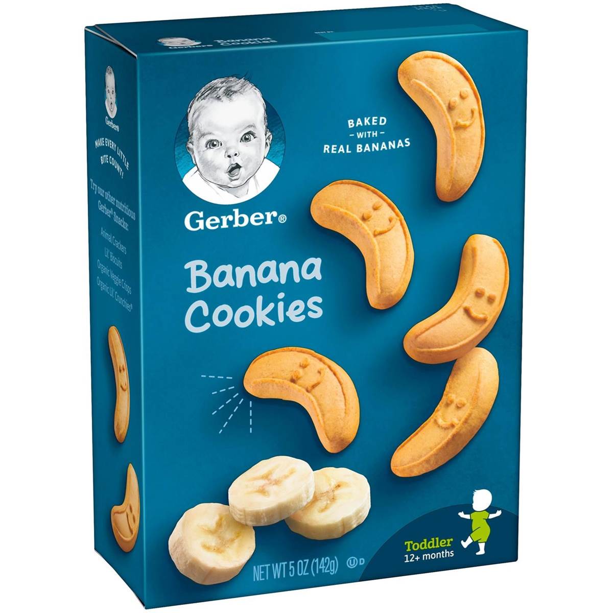 Gerber Banana Cookies for Toddler (5oz)