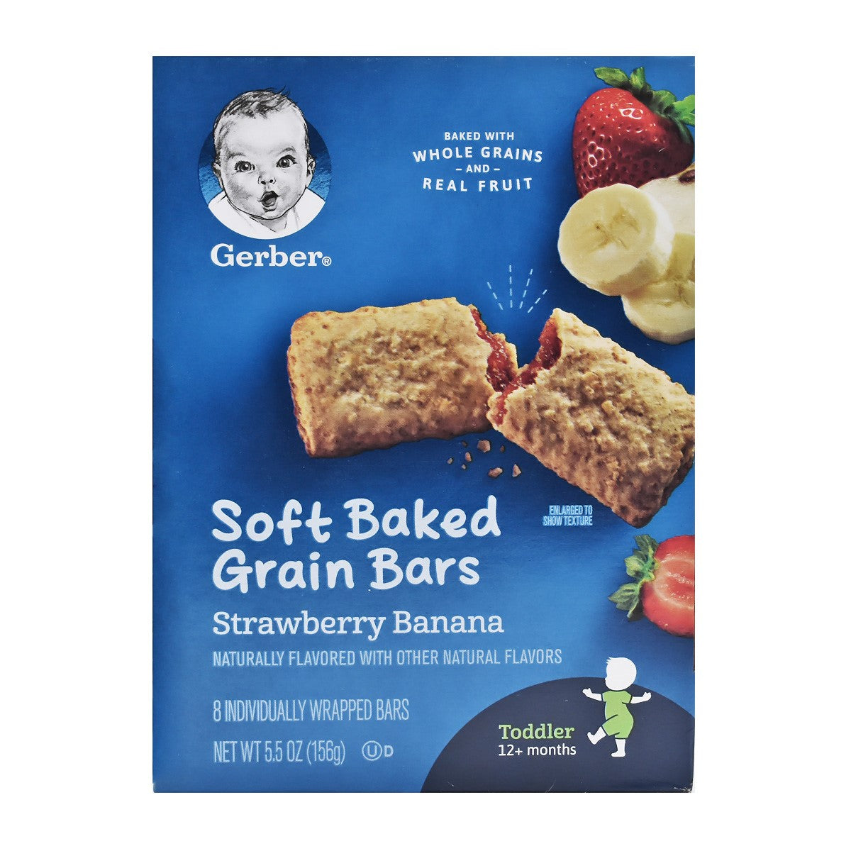 Gerber Soft Baked Grained Bars (5.5oz) - Strawberry Banana