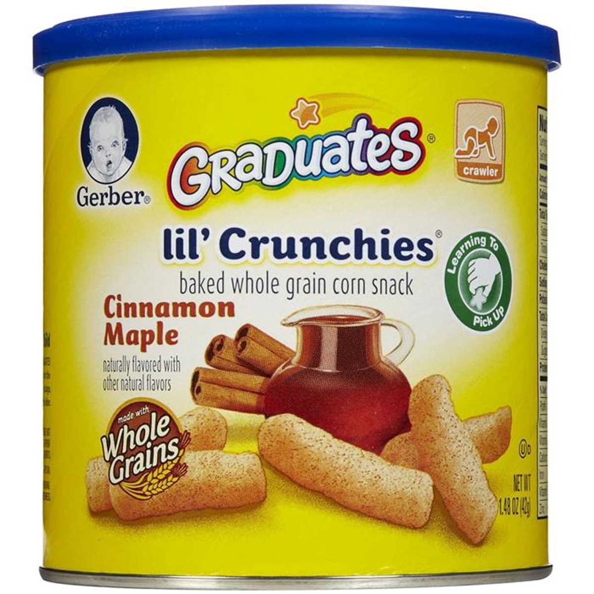 Gerber Snacks for Baby, Lil Crunchies (1.48oz) - Cinnamon Maple