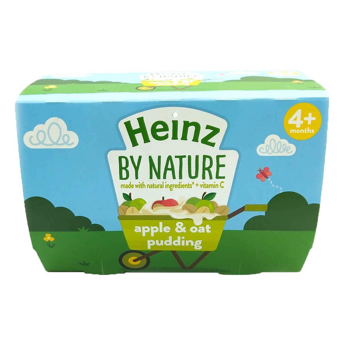 Heinz by Nature Apple & Oat Pudding (Pack of 4) - 400g (4x100g)
